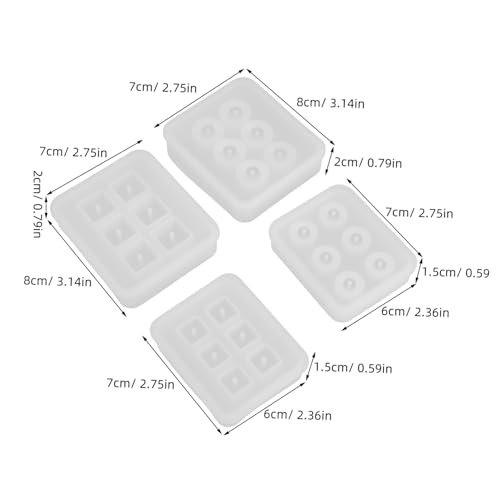 VILLFUL 4stücke Epoxidharz Silikonform Für Kugel Und Quadratische Perlenformen Harzform Für Schmuckherstellung DIY Bastelprojekte Kristallformen Seifenherstellung Cabochonformen VILLFUL 4stücke Epoxidharz Silikonform Für Kugel Und Quadratische Perlenformen Harzform Für Schmuckherstellung DIY Bastelprojekte Kristallformen Seifenherstellung Cabochonformen von VILLFUL