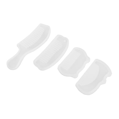 VILLFUL 4 Stück Teiliges Silikonform für Epoxidharz Haar Kamm Gießen Hitzebeständige Transparente Resinform Präzise DIY Schmuckform für Handgemachte Haarkämme Vielseitig für Uv Epoxidharz VILLFUL 4 Stück Teiliges Silikonform für Epoxidharz Haar Kamm Gießen Hitzebeständige Transparente Resinform Präzise DIY Schmuckform für Handgemachte Haarkämme Vielseitig für Uv Epoxidharz von VILLFUL