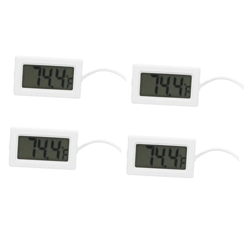 VILLFUL 4 Stück Teiliges Thermometer für Aquarien Temperaturüberwachungstools Weiß für Fische und Haustiere Einfache Installation Langlebig und Energieeffizient VILLFUL 4 Stück Teiliges Thermometer für Aquarien Temperaturüberwachungstools Weiß für Fische und Haustiere Einfache Installation Langlebig und Energieeffizient von VILLFUL