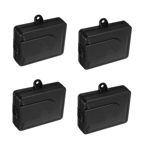 VILLFUL 4 Stück Teiliges Wandmontage-gehäuse aus Robustem Kunststoff Vibrations Stoßfestes Elektrisches Verteilerdose für Sichere Kabelinstallation Staub Feuchtigkeitsgeschützt Geeignet von VILLFUL