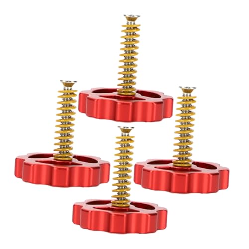 VILLFUL 4 Stück Teiliges Zubehör Heißbett Nivelliermuttern Schrauben mit Federn Langlebige Handdreh-muttern für Stabile Druckplattform Einfache Installation für Kompatible Modelle VILLFUL 4 Stück Teiliges Zubehör Heißbett Nivelliermuttern Schrauben mit Federn Langlebige Handdreh-muttern für Stabile Druckplattform Einfache Installation für Kompatible Modelle von VILLFUL