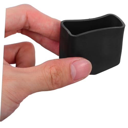 VILLFUL 4 Stück Teiliges rutschfeste Gummifüße für Leiter mit Eckenschutz Universelle Leiterfußabdeckungen rutschfeste Trittschutzpolster Robuste Leiterbeinschutzkissen für Boden und von VILLFUL