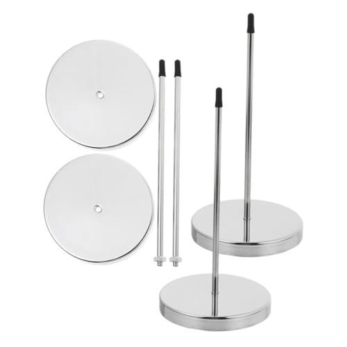 VILLFUL 4 Stücke Edelstahl Menübestellhalter Platzsparend Verstellbar für Restaurant-küchen Effiziente Quittungsspike mit Gerader Stange zur Einfachen Aufbewahrung von Bons und VILLFUL 4 Stücke Edelstahl Menübestellhalter Platzsparend Verstellbar für Restaurant-küchen Effiziente Quittungsspike mit Gerader Stange zur Einfachen Aufbewahrung von Bons und von VILLFUL