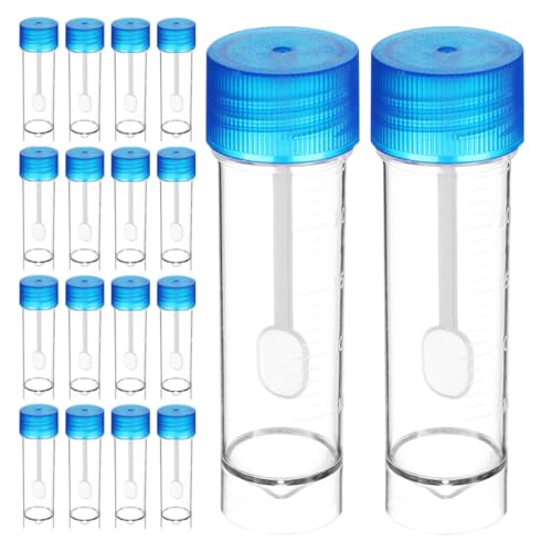 VILLFUL 40 Stück Bequemer Probensammler Probenentnahmebecher Stuhlprobenbecher Mit Deckel Kotprobensammler Probenflaschen Medizinische Stuhlprobe Töpfe Probenbehälter Transparent VILLFUL 40 Stück Bequemer Probensammler Probenentnahmebecher Stuhlprobenbecher Mit Deckel Kotprobensammler Probenflaschen Medizinische Stuhlprobe Töpfe Probenbehälter Transparent von VILLFUL