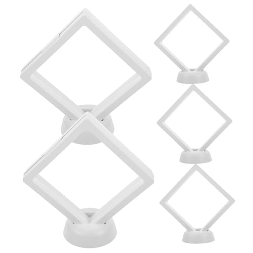 VILLFUL 5 Sätze Floating Frame Vitrine für Schmuck Münzen Erinnerungsstücke Teiliges mit Rundem Basis Transparentes Display Pe Folie Basis VILLFUL 5 Sätze Floating Frame Vitrine für Schmuck Münzen Erinnerungsstücke Teiliges mit Rundem Basis Transparentes Display Pe Folie Basis von VILLFUL