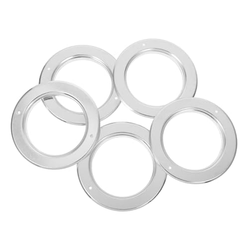 VILLFUL 5 Stück Papageien Nistkasten Schutzringe aus Edelstahl Antibissfeste Vogelnest Öffnungsschutz Robuste Nistkasten Zubehör für Vogelzucht und Außenbereich von VILLFUL