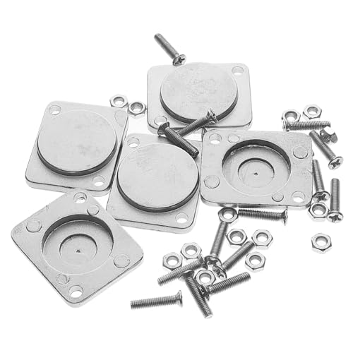 VILLFUL Professionelle Metall Blindplatte 5 Stücke für Panelmontage Hochfeste Abdeckung Einfache Installation Langlebige Chassis Platte Vielseitig Einsetzbar Kabelorganisation von VILLFUL