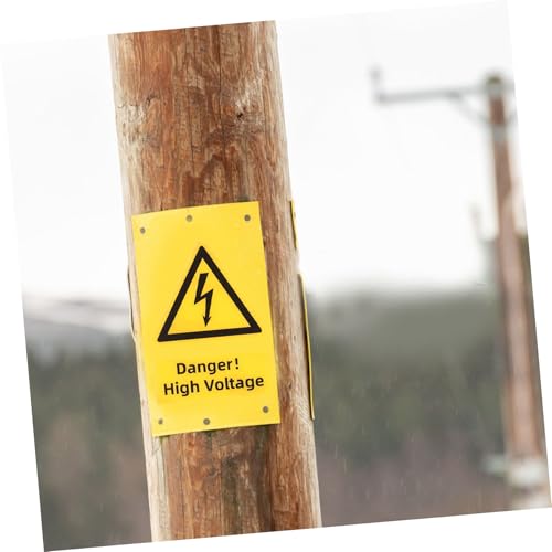 VILLFUL 5 Stück Teiliges Hochspannungs warnschild Selbstklebende Elektrische Warnaufkleber Wasserfest und Reißfest aus PC material Sichtbare Sicherheitskennzeichnung für Elektroanlagen VILLFUL 5 Stück Teiliges Hochspannungs warnschild Selbstklebende Elektrische Warnaufkleber Wasserfest und Reißfest aus PC material Sichtbare Sicherheitskennzeichnung für Elektroanlagen von VILLFUL