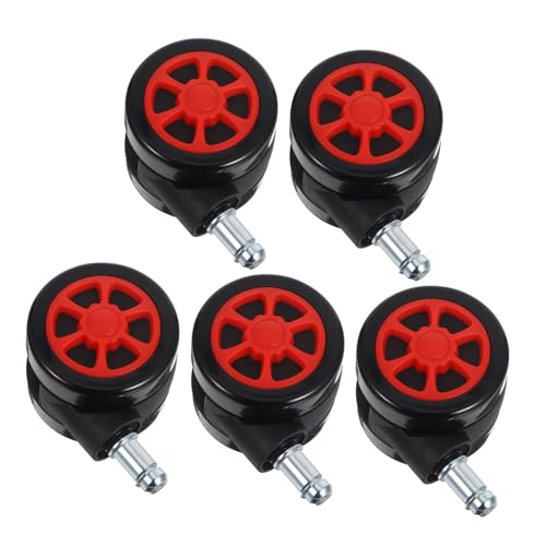 VILLFUL 5 Stück Teiliges Möbelrollen für Computerstühle Geräuschlos Kratzfest Rutschfest Bodenschonend für Hartholz Fliesen Teppich VILLFUL 5 Stück Teiliges Möbelrollen für Computerstühle Geräuschlos Kratzfest Rutschfest Bodenschonend für Hartholz Fliesen Teppich von VILLFUL