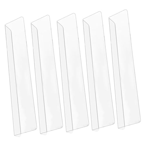 VILLFUL 5 Stück Teiliges PVC Couch Lückenblocker Verstellbare Möbelunterlage für Staubschutz Sofa und Bett Transparent Langlebig und Wiederverwendbar von VILLFUL