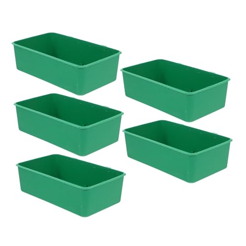 VILLFUL 5 Stück Teiliges Vogelfutternäpfe mit Aufhängung aus Robustem Sicherem Material Auslaufsicheres Design für Futter und Wasser Leicht zu Reinigen Geeignet für Papageien Tauben und von VILLFUL