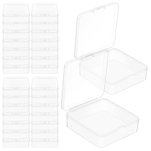 VILLFUL 50 Stück Aufbewahrungsboxen Teilig Transparente Kunststoffboxen für Schmuck Bastelbedarf und Kleinteile Stapelbar mit Deckel Kompakte zur Organisation von Kleinigkeiten VILLFUL 50 Stück Aufbewahrungsboxen Teilig Transparente Kunststoffboxen für Schmuck Bastelbedarf und Kleinteile Stapelbar mit Deckel Kompakte zur Organisation von Kleinigkeiten von VILLFUL