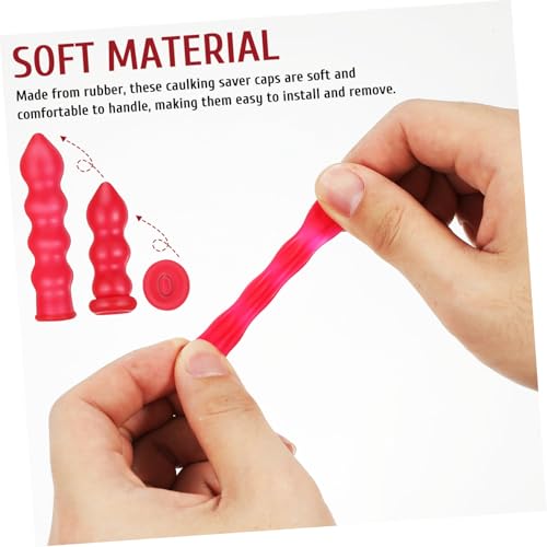 VILLFUL 50 Stück Dichtungsschutzkappen für Kartuschen aus Flexiblem Gummi Auslaufsicher und Wiederverwendbar Vielseitig Einsetzbar zum Abdichten von Kartuschen Farbe Transparent für VILLFUL 50 Stück Dichtungsschutzkappen für Kartuschen aus Flexiblem Gummi Auslaufsicher und Wiederverwendbar Vielseitig Einsetzbar zum Abdichten von Kartuschen Farbe Transparent für von VILLFUL