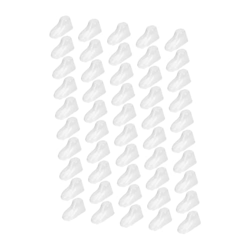 VILLFUL 50 Stück Transparente Babyfuß Modelle aus Robustem PVC Schuhhalter für Säuglingsschuhe und Söckchen Flexibler und Stabiler Schuhdisplay ständer für Babyschuhpräsentation im von VILLFUL