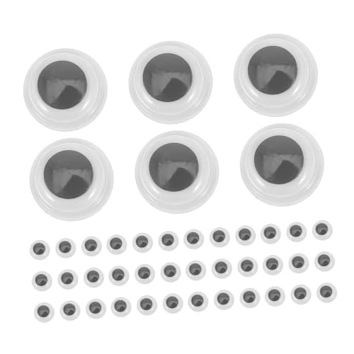 VILLFUL 500 Stück Animal Eye Patch Bastelaugen Selbstklebend Augenaufkleber Basteln Wackelaugen Zum Basteln Augen Für Häkeltiere Für Ausgestopfte Spielzeuge Plastik von VILLFUL