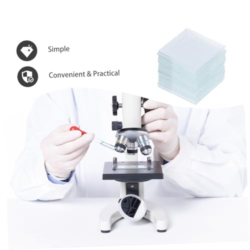 VILLFUL 500 Stück Teiliges Mikroskop objektträger Transparenten Glas deckgläsern Vorgereinigt Präzise Probenvorbereitung für Labor Studium und Hobby Langlebig und Einfach zu Verwenden VILLFUL 500 Stück Teiliges Mikroskop objektträger Transparenten Glas deckgläsern Vorgereinigt Präzise Probenvorbereitung für Labor Studium und Hobby Langlebig und Einfach zu Verwenden von VILLFUL