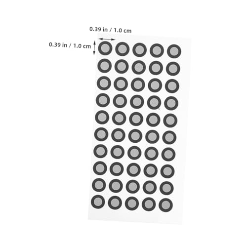VILLFUL 6 Blätter Scanning Marker Hochreflektierende Diffuse Reflexionspunkte Innen Außen Präzise Positionierung Kompatibel mit Vielfältigen Scannern für Optisches Tracking von VILLFUL