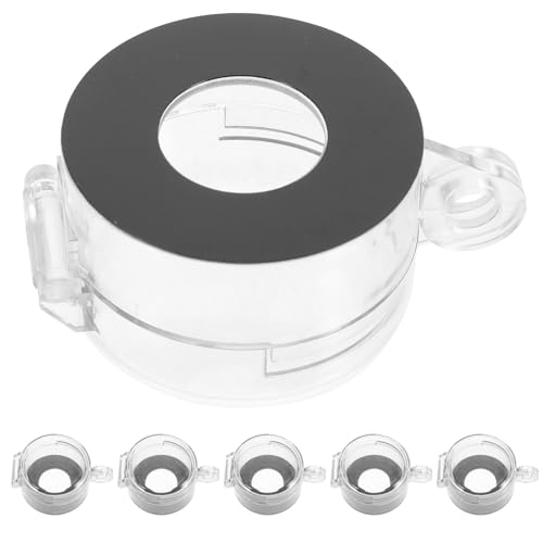 VILLFUL 6 Stück Not Aus Tastenabdeckung Durchsichtiger Tastenschutz Abs Material Für Maschinen Garagen Elektriker von VILLFUL