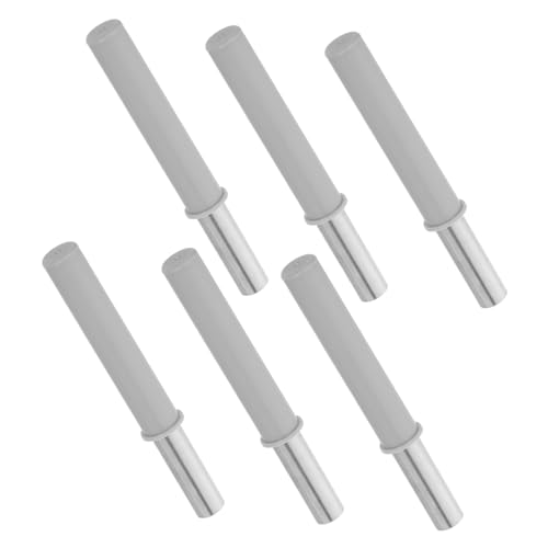 VILLFUL 6 Stück Teiliges Soft-close-dämpfer Mülltonnen und Küchenschränke Edelstahl Langsamer Schließmechanismus Geräuscharmer Türpuffer für Schranktüren und Einfache Montage Vielseitig von VILLFUL