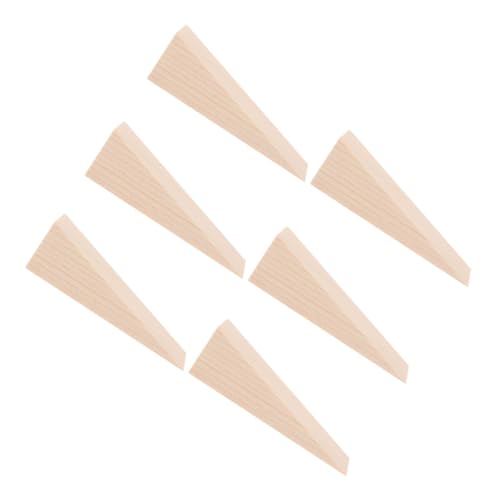 VILLFUL 6 Stück Teiliges Türstopper aus Holz Rutschfeste Langlebige Dreieck Wedges für Zuhause Büro und Schule Design für Sichere Türhaltung VILLFUL 6 Stück Teiliges Türstopper aus Holz Rutschfeste Langlebige Dreieck Wedges für Zuhause Büro und Schule Design für Sichere Türhaltung von VILLFUL