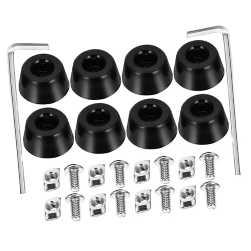 VILLFUL 8 Stück Drucker Antivibrations-füße Weiche Gummipuffer Stoßdämpfer Matte Geräuschreduzierung Rutschfest Passend für Profile Stabilitätsschutz von VILLFUL