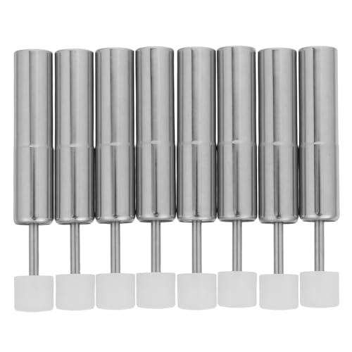 VILLFUL 8 Stück Teiliges Edelstahl-dämpfer Müllbehälter Geräuschreduzierender Hydraulischer Soft-close Mechanismus Kompatibel mit Küchenabfallbehältern Langlebiger Stoßdämpfer für Sanftes von VILLFUL