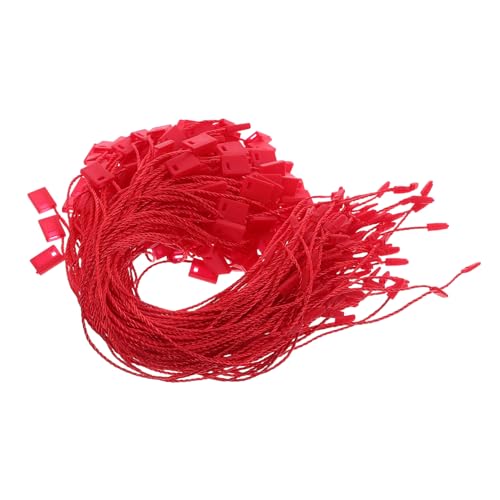 VILLFUL 990 Stück Hang Tag Schnur mit Snap Lock Verschluss Rot Strapazierfähige Polyester Hängeetikett Schnur für Kleidung Schuhe Gepäck Kratzfreie Schonende Preisetiketten Befestigung VILLFUL 990 Stück Hang Tag Schnur mit Snap Lock Verschluss Rot Strapazierfähige Polyester Hängeetikett Schnur für Kleidung Schuhe Gepäck Kratzfreie Schonende Preisetiketten Befestigung von VILLFUL