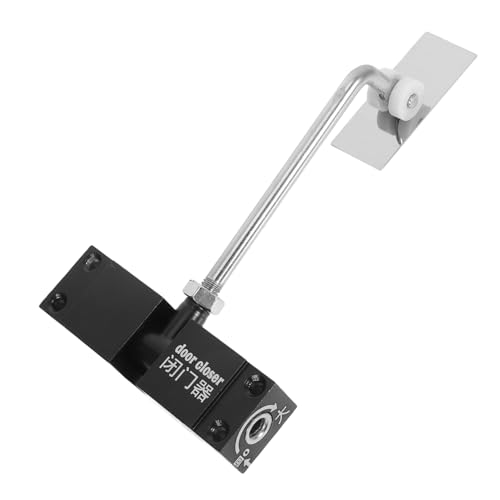 VILLFUL Automatischer Türschließer mit Doppel-feder Einstellbarer Aluminiumlegierung Türschließer für Innenraumtüren Geräuscharm Selbstschließend Geeignet für Wohn Geschäftsräume von VILLFUL