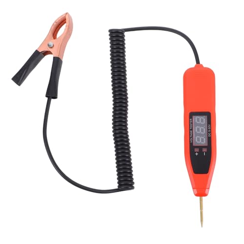 VILLFUL Automotive Spannungsprüfgerät mit Led-display Tragbarer Elektrischer Teststift zur Fahrzeugverkabelung Hochsensibler Stromkreisprüfer für Auto Lkw-elektrosysteme Vielseitig VILLFUL Automotive Spannungsprüfgerät mit Led-display Tragbarer Elektrischer Teststift zur Fahrzeugverkabelung Hochsensibler Stromkreisprüfer für Auto Lkw-elektrosysteme Vielseitig von VILLFUL
