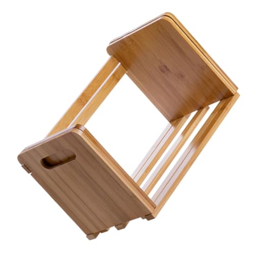 VILLFUL Bambus Schreibtisch Regal Ausziehbar Erweiterbares Bücherregal mit Doppelseitigem Griff Flexibel Anpassbar für Büro und Zuhause Platzsparend und Übersichtlich zur Buchaufbewahrung VILLFUL Bambus Schreibtisch Regal Ausziehbar Erweiterbares Bücherregal mit Doppelseitigem Griff Flexibel Anpassbar für Büro und Zuhause Platzsparend und Übersichtlich zur Buchaufbewahrung von VILLFUL