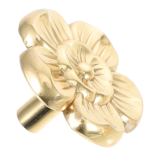 VILLFUL Brass Gold Blüten Schubladengriffe Vintage Möbelknöpfe für Schränke Kommoden Küchenschränke und Robuste Messingknäufe für Wohnräume VILLFUL Brass Gold Blüten Schubladengriffe Vintage Möbelknöpfe für Schränke Kommoden Küchenschränke und Robuste Messingknäufe für Wohnräume von VILLFUL