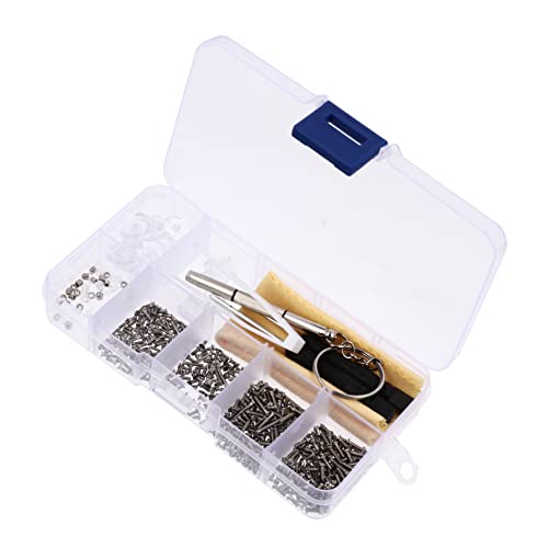 VILLFUL Brillen Reparaturset mit Nasenpolstern Schrauben Schraubendreher und Pinzette Werkzeugset für Reparatur von Brillen Sonnenbrillen und Uhren Einfach zu Bedienen und VILLFUL Brillen Reparaturset mit Nasenpolstern Schrauben Schraubendreher und Pinzette Werkzeugset für Reparatur von Brillen Sonnenbrillen und Uhren Einfach zu Bedienen und von VILLFUL