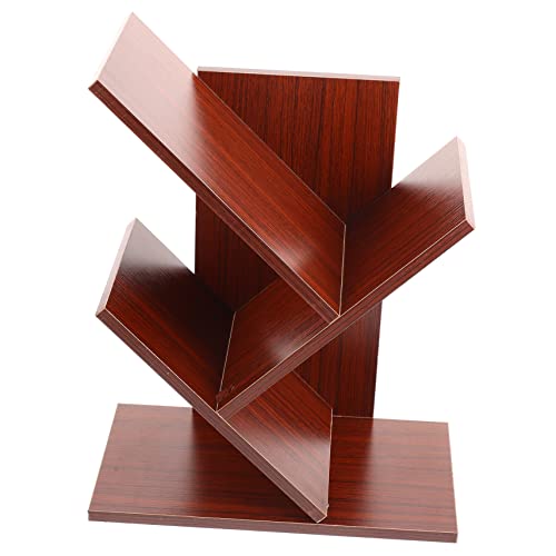 VILLFUL Bücherregal-lagerregal in Baumform Schreibtisch-bücherregal Mit Mehrlagiger Struktur Robustes Material Einfache Aufbewahrung Von Büchern Und Dokumenten VILLFUL Bücherregal-lagerregal in Baumform Schreibtisch-bücherregal Mit Mehrlagiger Struktur Robustes Material Einfache Aufbewahrung Von Büchern Und Dokumenten von VILLFUL