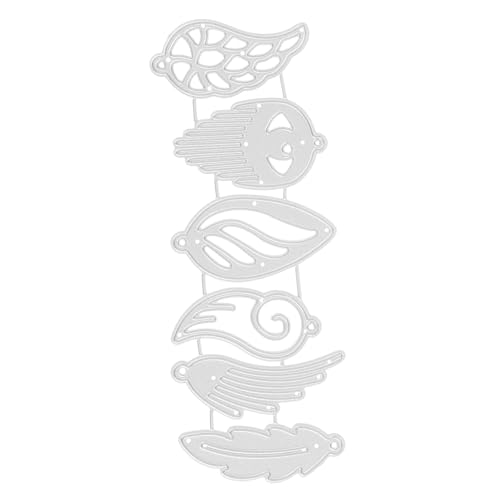 VILLFUL Carbon Steel Earring Cutting Die Teilig Metall Stanzform mit Präge und Gravurfunktion Langlebiges DIY Schmuckzubehör für Ohrringmuster Silber von VILLFUL