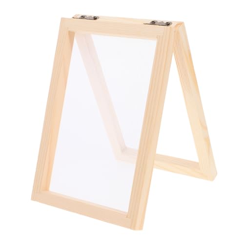 VILLFUL Holzrahmen Für Papierherstellung DIY-bastelrahmen Papierherstellungsform Handarbeitsrahmen Kindergeschenk Haltbar Und Sicher VILLFUL Holzrahmen Für Papierherstellung DIY-bastelrahmen Papierherstellungsform Handarbeitsrahmen Kindergeschenk Haltbar Und Sicher von VILLFUL