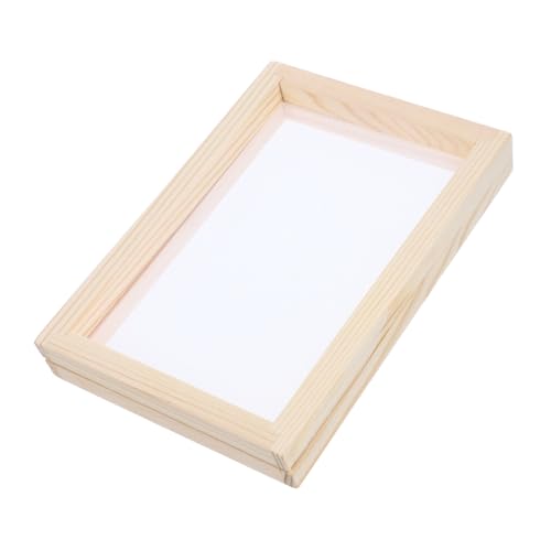 VILLFUL DIY Papierherstellungsrahmen aus Holz Schöpfrahmen für Handgeschöpftes Papier Umweltfreundliches Bastelset für Einfach zu Bedienen für Künstlerisches Lernen und Papierkunst VILLFUL DIY Papierherstellungsrahmen aus Holz Schöpfrahmen für Handgeschöpftes Papier Umweltfreundliches Bastelset für Einfach zu Bedienen für Künstlerisches Lernen und Papierkunst von VILLFUL