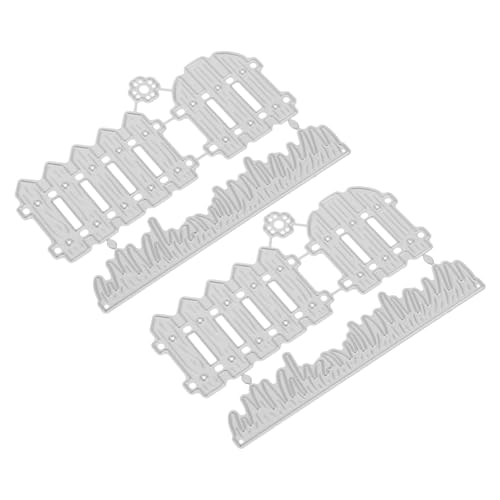 VILLFUL DIY Stanzschablonen Aus Karbonstahl Für Gartenzaun Und Rasenprägung Vielseitig Einsetzbar Für Karten Scrapbooking-projekte Silber VILLFUL DIY Stanzschablonen Aus Karbonstahl Für Gartenzaun Und Rasenprägung Vielseitig Einsetzbar Für Karten Scrapbooking-projekte Silber von VILLFUL