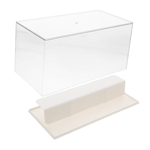 VILLFUL Transparente Vitrine Für Miniaturfiguren Mehrschichtige Anzeige Aufbewahrungsbox Für Sammlerstücke Puppen Und Actionfiguren Doppelschichtig von VILLFUL
