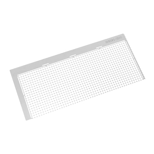 VILLFUL Edelstahl Diamond Dotting Lineal mit Lochgitter Antihaft Mesh Rasterwerkzeug für Präzise DIY Strass Malerei Stickerei Zubehör Langlebig und Tragbar für Kunsthandwerk VILLFUL Edelstahl Diamond Dotting Lineal mit Lochgitter Antihaft Mesh Rasterwerkzeug für Präzise DIY Strass Malerei Stickerei Zubehör Langlebig und Tragbar für Kunsthandwerk von VILLFUL