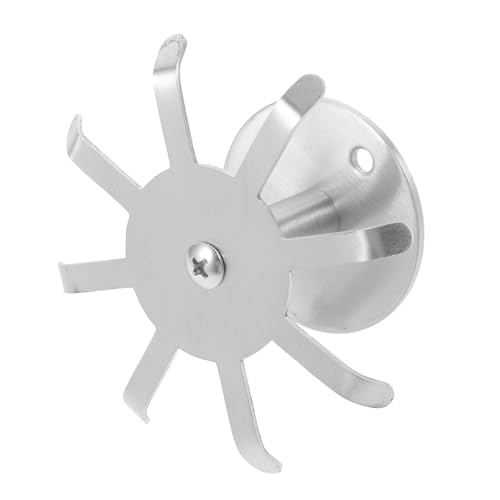 VILLFUL Edelstahl Drehbarer Utensilienhalter Wandmontage Küchenutensilienhalter Rotierender Schrank Aufhänger Platzsparend Vielseitig für Tassen Tücher Schlüssel Langlebig und von VILLFUL