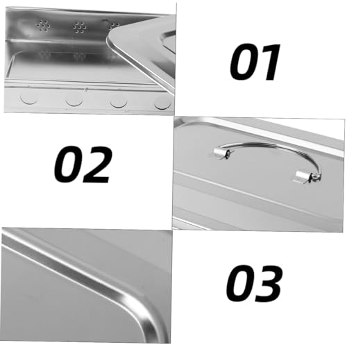 VILLFUL Edelstahl Instrument Sterilisationsbox für Fieberthermometer Rostfrei Feine Politur Praktisches Kleines Tablett mit Sieb Desinfizierbar Vielseitig Einsetzbar Einfach zu Lagern VILLFUL Edelstahl Instrument Sterilisationsbox für Fieberthermometer Rostfrei Feine Politur Praktisches Kleines Tablett mit Sieb Desinfizierbar Vielseitig Einsetzbar Einfach zu Lagern von VILLFUL