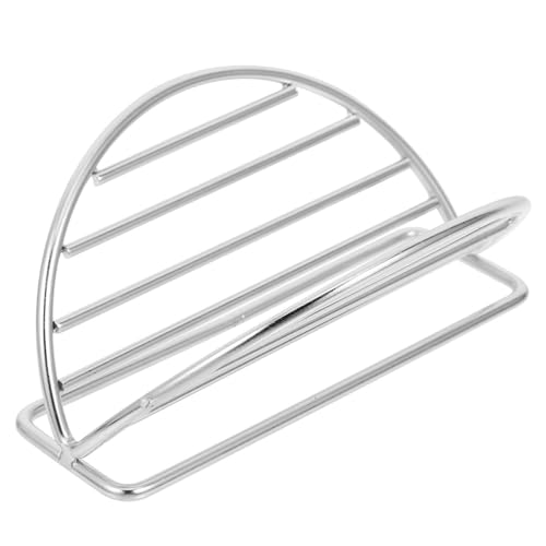 VILLFUL Edelstahl Taco Halter Faltbar Kompakt Taco Rack Halterung für Air Fryer Ofen Platzsparend Langsam für Partys Bbq und Servieren von Burritos Tortillas von VILLFUL