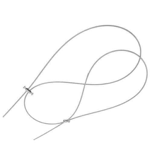 VILLFUL Einstellbare Gardinendraht Edelstahl Doppelloch Ring Vorhangaufhängung Robust Rostfrei Flexibel für Verschiedene Fenstergrößen VILLFUL Einstellbare Gardinendraht Edelstahl Doppelloch Ring Vorhangaufhängung Robust Rostfrei Flexibel für Verschiedene Fenstergrößen von VILLFUL