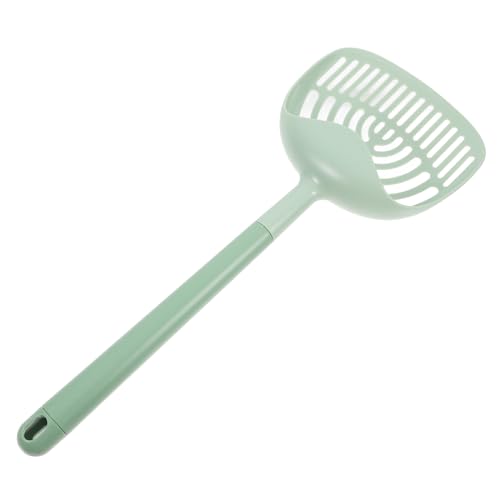 VILLFUL Ergonomische Katzenstreuschaufel mit Langem Griff Robuste Kunststoff Kotschaufel für Katzenstreu Effiziente Bücken Großer Litter Scoop für Sauberes Katzenklo von VILLFUL