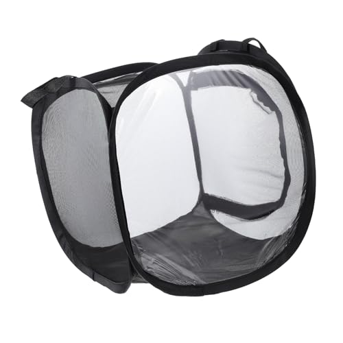 VILLFUL Faltbares Schwarzes Insektennetz Gehäuse als Schmetterlingsaufzuchtkasten und Brutkasten für Naturerkundung Garten Balkon Insektenhaus mit Tragbarem Design VILLFUL Faltbares Schwarzes Insektennetz Gehäuse als Schmetterlingsaufzuchtkasten und Brutkasten für Naturerkundung Garten Balkon Insektenhaus mit Tragbarem Design von VILLFUL