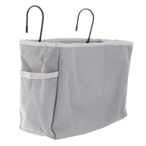 VILLFUL Filz Aufbewahrungstasche für Bettseite Einhängbar Große Kapazität Vielseitig für Studentenwohnheim Kinderbett Sofa oder Auto Grauer Organizer mit atmungsaktivem Netz für Handy VILLFUL Filz Aufbewahrungstasche für Bettseite Einhängbar Große Kapazität Vielseitig für Studentenwohnheim Kinderbett Sofa oder Auto Grauer Organizer mit atmungsaktivem Netz für Handy von VILLFUL