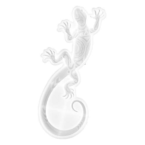 VILLFUL Gecko-Dekorationsform Silikonform Seifenformen Halloween-Dekoration Gecko-Anhängerformen Eidechsen-Wandkunst Eidechsenform Kieselgel Bastelform Gecko-Wandanhänger-Form von VILLFUL