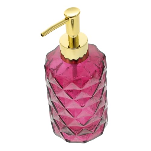 VILLFUL Glas Seifenspender mit Pumpfunktion Nachfüllbar für Flüssigseife Shampoo Lotion Aromatherapie Modernes Design für Bad und Küche Wiederverwendbare Kosmetikflasche VILLFUL Glas Seifenspender mit Pumpfunktion Nachfüllbar für Flüssigseife Shampoo Lotion Aromatherapie Modernes Design für Bad und Küche Wiederverwendbare Kosmetikflasche von VILLFUL