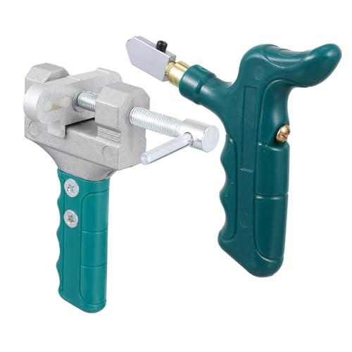 VILLFUL Glasfliesenschneider Handgerät mit Rutschfestem Griff Langlebiges Fliesenschneidewerkzeug für Glas Fliesen Spiegel und Flaschen Komfortabel und Präzise für DIY und Profi Einsatz von VILLFUL