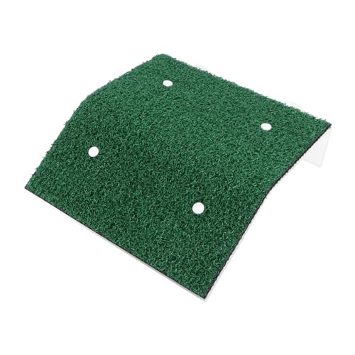 VILLFUL Große Schildkrötenplattform Aquarium mit Rutschfester Kunstrasen oberfläche und Starker Saugnapfhalterung Pp Material Kletterleiter für Kleine Wasserschildkröten und Reptilien von VILLFUL